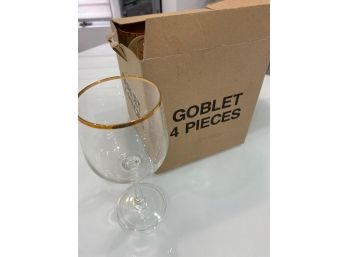 4 Goblet Wine Glass