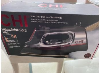 CHI Steam Iron For Clothes With Titanium Infused Ceramic Soleplate