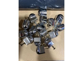 16 Vintage Heavy Duty Chrome Cabinet Knobs