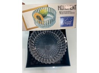 Monument Lead Crystal Bowl 9''