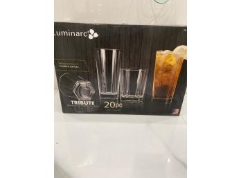 Luminarc Tribute 20 Piece Drinkware Set