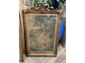 3 Antique Bronze Picture Frames