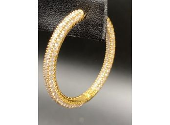 18k Yellow Gold Diamond Erring  New 2023 Appraisal