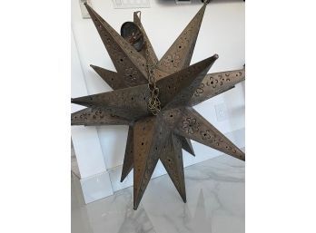 42''  Tin Star Light  Flower Cut