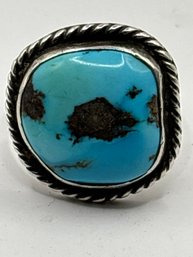 Vintage Native American Sterling Turquoise Ring