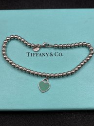 Authentic TIFFANY & CO  Sterling Heart Bracelet