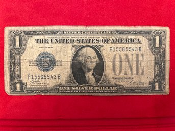 1 Dollar Silver Certificate 1928 Funny Back