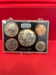 United States 1966 Mint Set With Silver Half Dollar