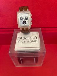 Vintage NOS Mens Swatch Chronograph Mint