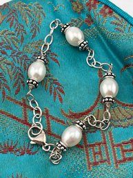 HONORA Freshwater Pearl Sterling Silver Bracelet