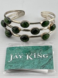 Jay King Chrome Diopside Sterling Silver Cuff