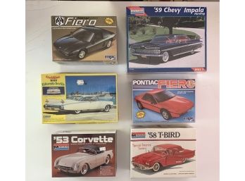 6 Pc. Mixed 1/24 And 1/25 American Lot - Factory Sealed Boxes