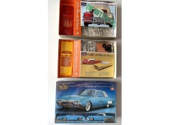 Lot Of 3 Gunze Sangyo 1/32 Models, T-Bird Is Factory Sealed