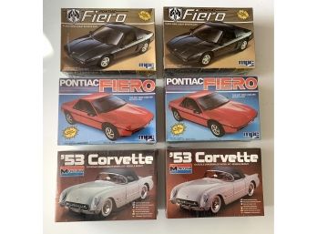 Mixed Lot Of 6 1/24 And 1/25 Cars In Factory Sealed Boxes