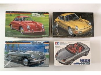 Lot Of 4 1/24 Mixed Porsche Lot - Boxes Open - Contents As New