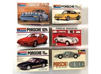 Lot Of 6 Assorted 1/24 And 1/25 Porsche Cars