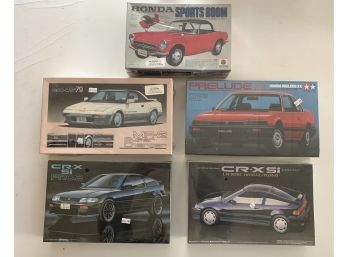 Lot Of 5 1/24 Honda And Toyota Cars - In Factory Sealed Boxes