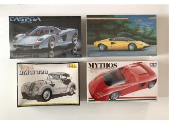 Lot Of 4 1/24 Mixed Cars In Factory Sealed Boxes