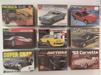 9 Pc Mixed 1/24 And 1/25 Lot - All In Factory Sealed Boxes