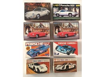 8 Pc. Porsche 1/43 And 1/32 Car Lot