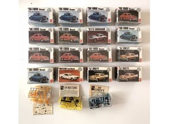 Lot Of 16 1/43 AMT Snap Together Models