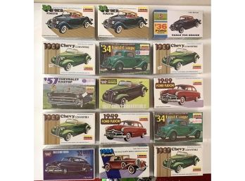 Lot Of 12 1/32 Mixed American Cars - All Factory Sealed Boxes