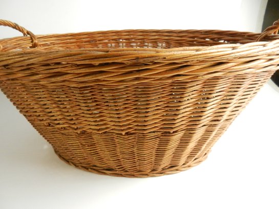 Very Large Wicker Basket 29 X 22   (JA111)