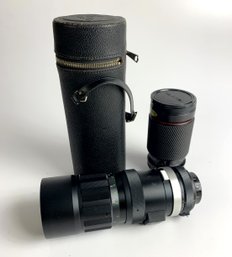 Vintage Tokina And Soligor Camera Lenses   (E-4)