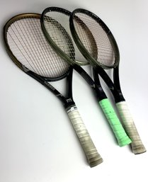 3 Wilson Oversize Tennis Racquets   (E-5)