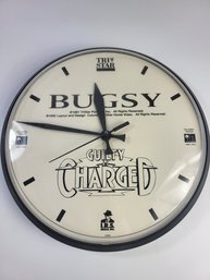 A-28 Movie Wall Clock 'Bugsy - Guilty As Charged' 1991 Tristar Pictures