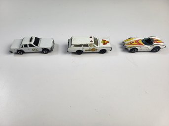 A-27-7 Vintage Matchbox Police Cars Racecar