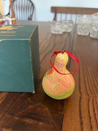 A3 Mermaid Painted Gourd Ornament - Vermont