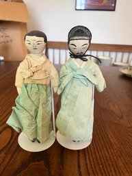 A4 Pair Of Vintage Chinese Dolls