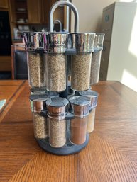 Dv2-1 Rotating Spice Rack And Spices