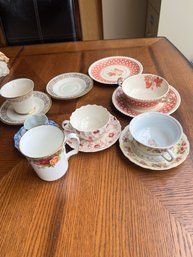 Dv5-2 Mixed Lot Cups Saucers Copeland Lennox Royal Albert Old Country Rose