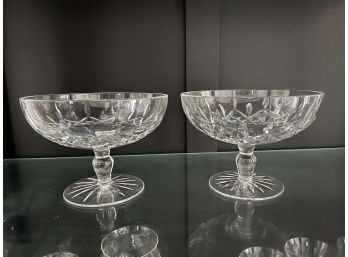 Pair Of Waterford Compote Dishes