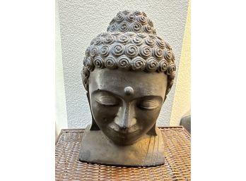 Large Resin Buddha Head