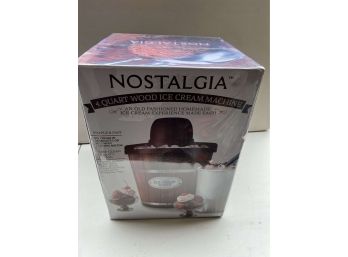 Nostalgia Ice Cream Maker