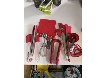 Large Lot Of Kitchen Utensils