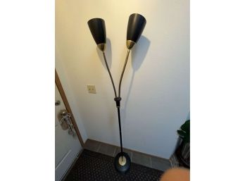 Vintage 2 Head Gooseneck Floor Lamp