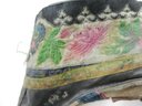 Vintage Nailed Heels Painted Details Lotus Foot Outdoor Shoes   (DP88)