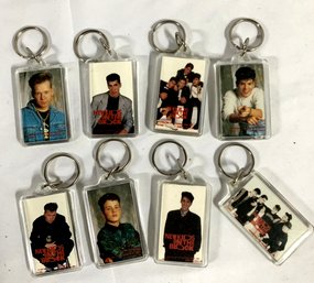 (8) New Kids On The Block Key Rings (JB 20-8)