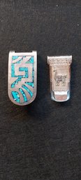 (2) Sterling Money Clips (E-P2)