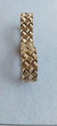 14K Wide Stampato Bracelet (T-2)