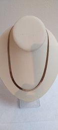 14K Herringbone Necklace (T-7)