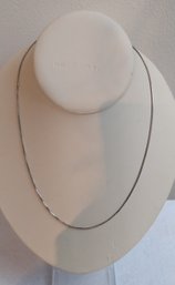 18K White Gold Wheat Chain (T-14)