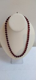 Nolan Miller Garnet Jewel Toggle Necklace (T-24)