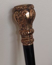 Antique Rolled Gold Walking Stick (E-43)