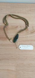 Xenia Mara Designs Vintage Aventurine Pendant Necklace (E11)