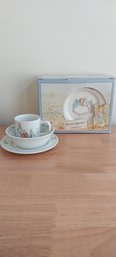 (2) Sets Of Wedgewood Peter Rabbit Children's China (ED50)